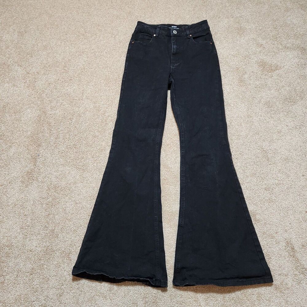 Cotton On Jeans Women 4 Black Mid Rise Vintage Flare